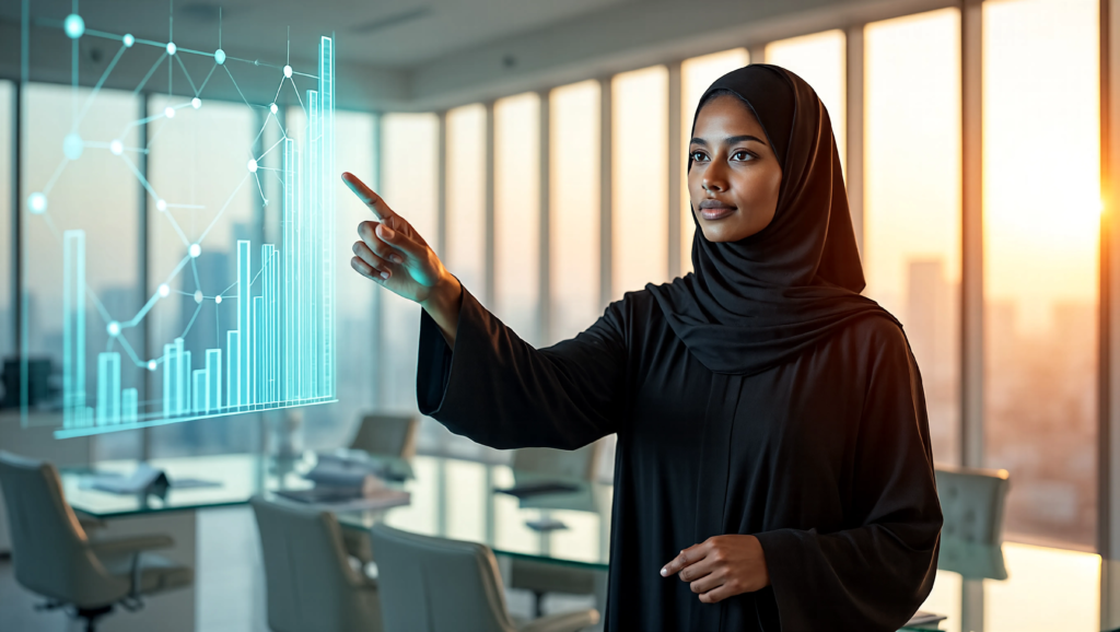 سيدة أعمال تشرح مقارنة بين أفضل منصات التوظيف في السعودية 2026