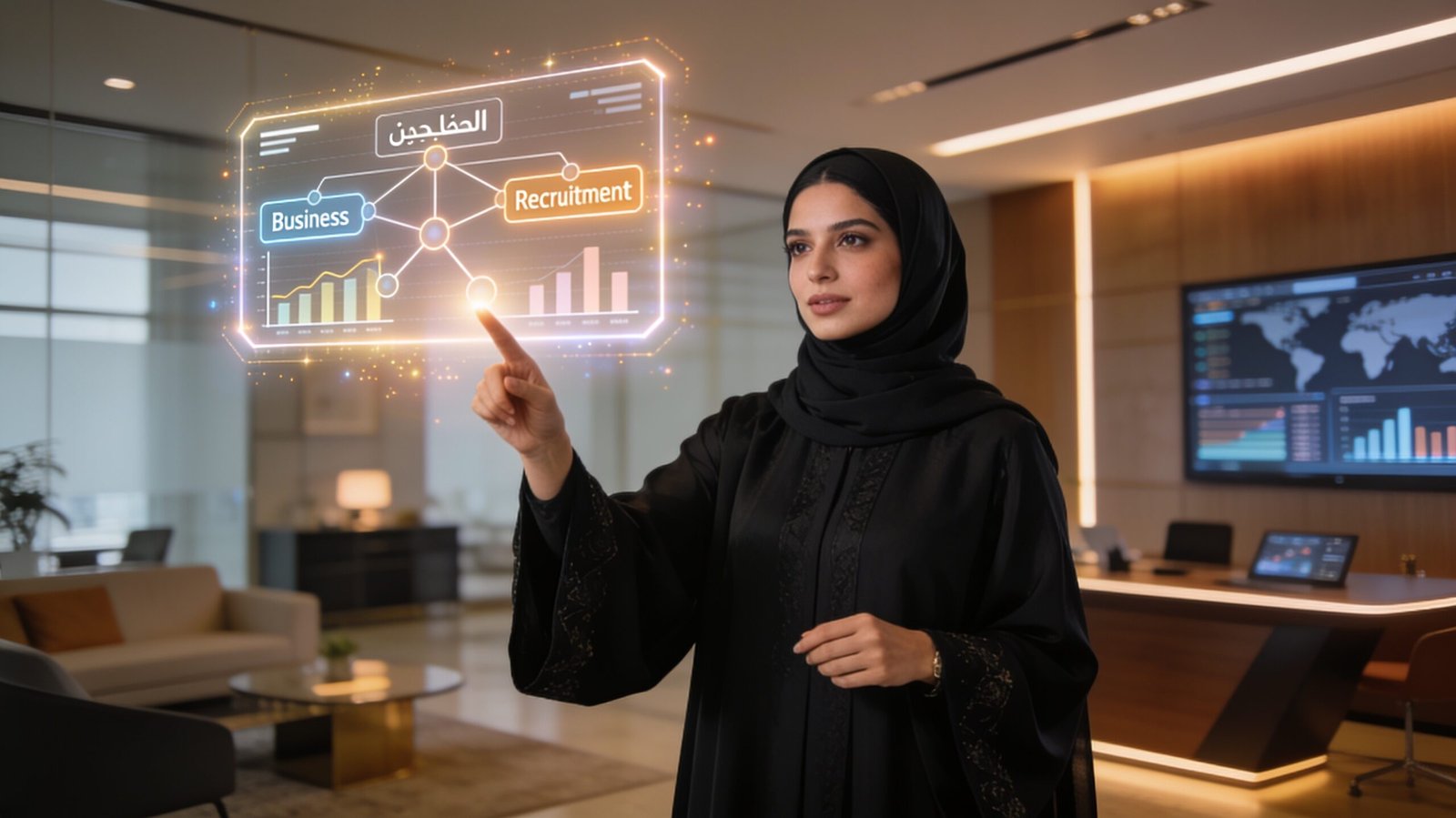 سيدة أعمال تشرح مقارنة بين أفضل منصات التوظيف في السعودية 2026